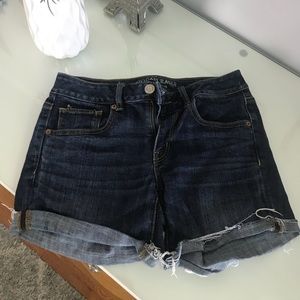 American Eagle jean shorts.